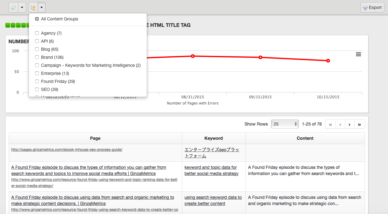 Screenshot - Sortable Recommendations