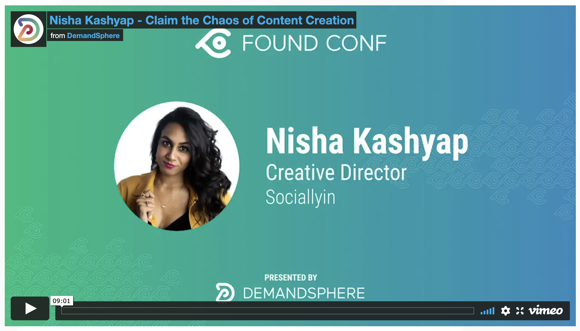 a better content creation process through concept creation at found conference